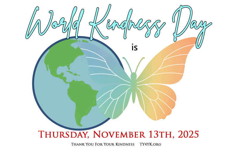 Celebrate World Kindness Day with TY4YK on November 13, 2025